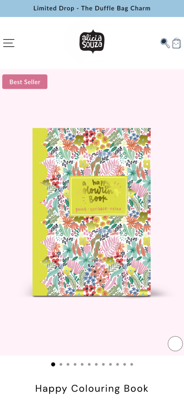Accessorize Shopify mobile collection design