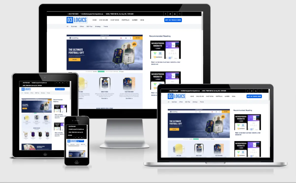 Mobile app development and web interface portfolio project