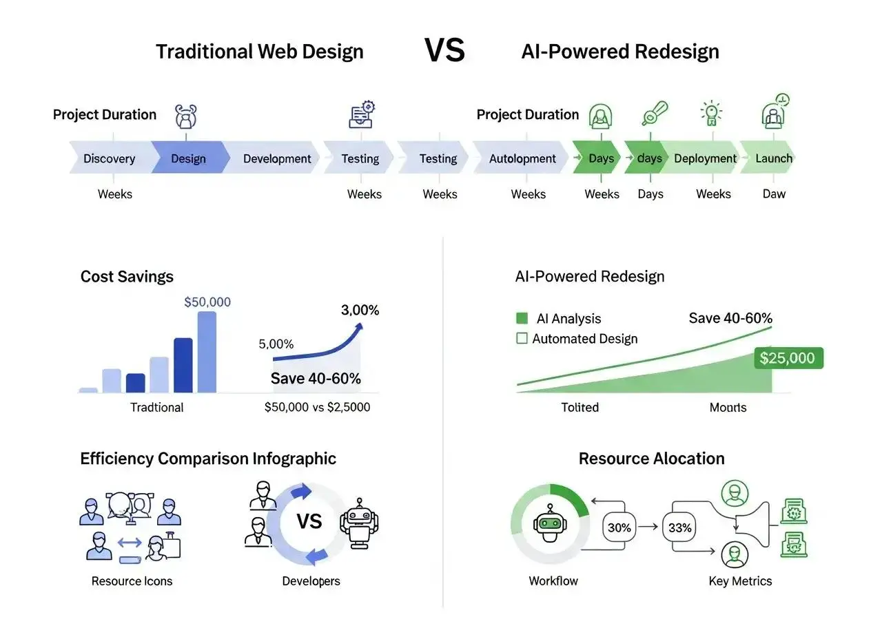 Generative AI vs Traditional Web Development