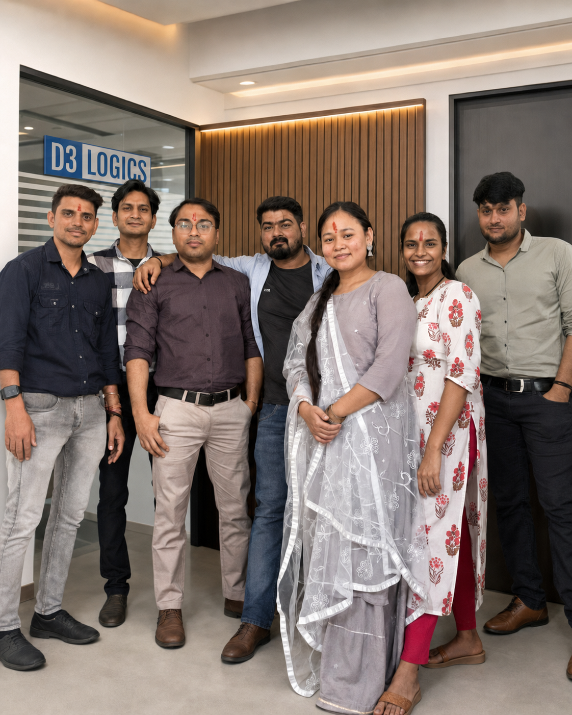 D3Logics team working on digital projects